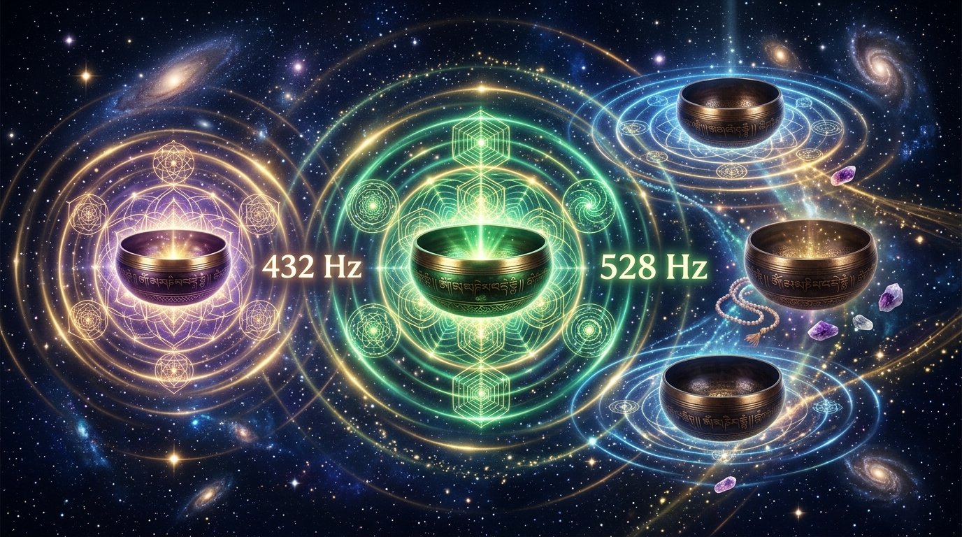 Szolfézs frekvenciák (432Hz, 528Hz) és az angyalszámok hangterápiás kapcsolata